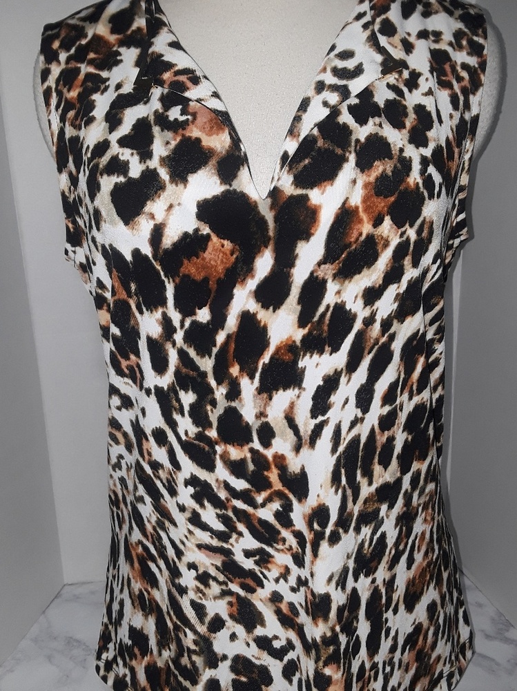 Calvin Klain sleeveless animal print size Small